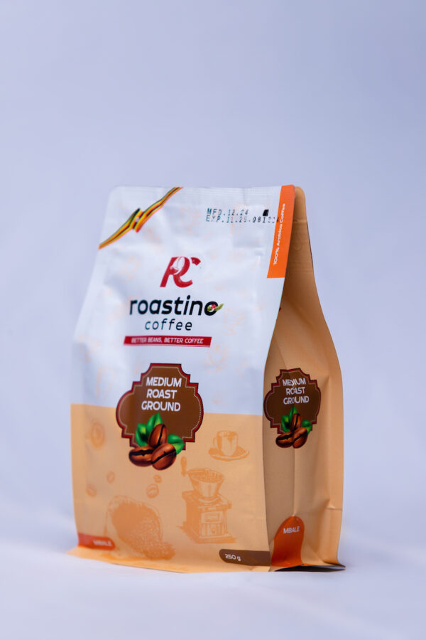 Roastino Ground Coffee Medium Roast - 250g - Image 2