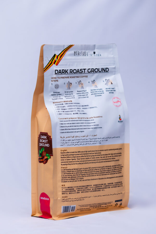 Roastino Ground Coffee Dark Roast - 500g - Image 2