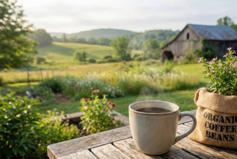 Cup Of organic coffee