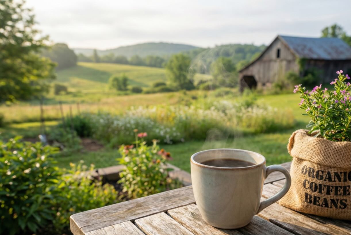 Cup Of organic coffee