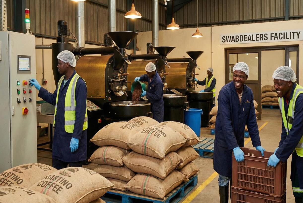 Roastino Coffee Manufacturing facility in Uganda