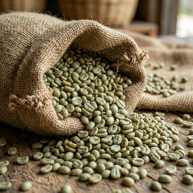 Ugandan arabica coffee beans